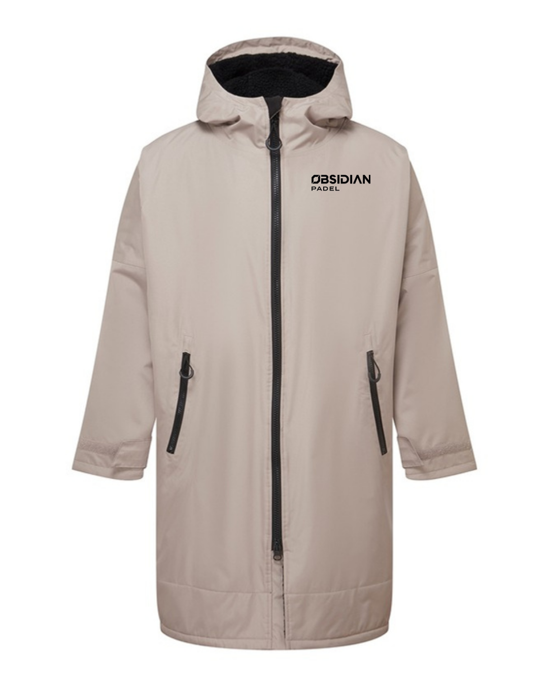 Obsidian Changing Robe in Stone/Black, front