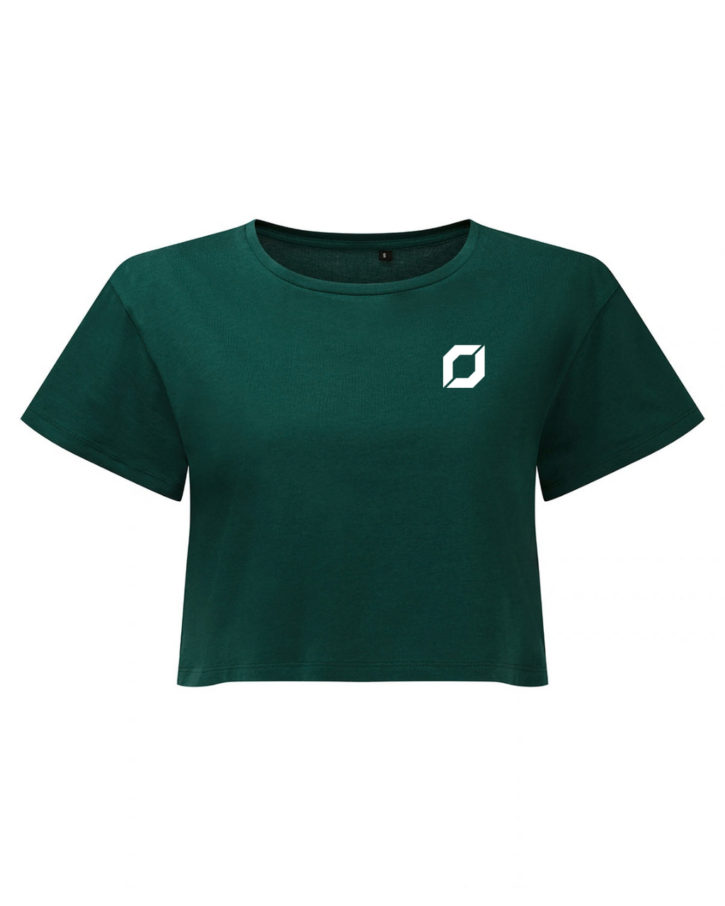 Obsidian Women's Cropped Tee in Teal