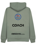 BPCA Club Hoodie by Obsidian Padel in Sage with COACH rear print