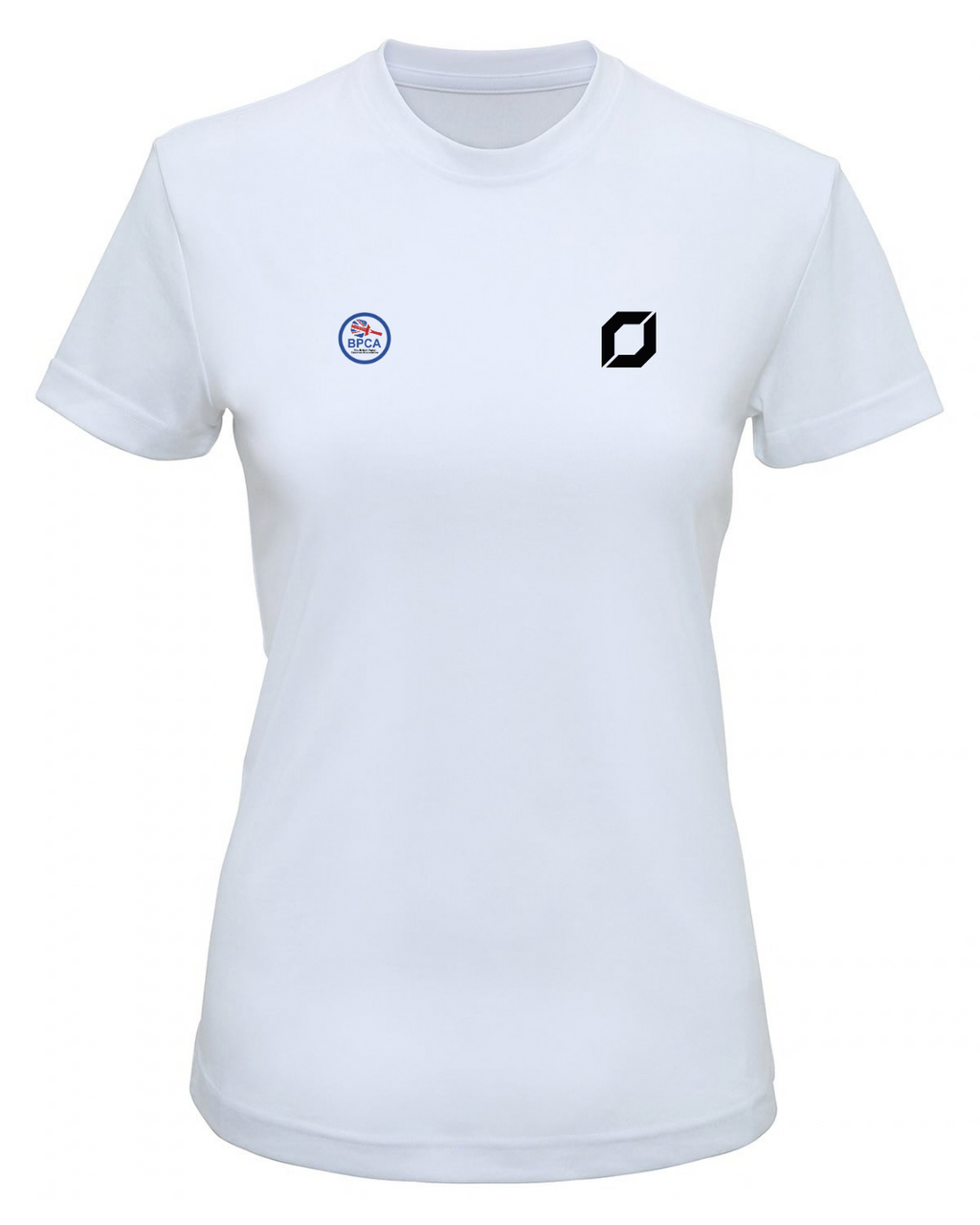BPCA Women's Court Performance Tee by Obsidian Padel in White