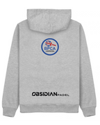 BPCA Club Zip Hoodie by Obsidian Padel in Grey