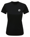 BPCA Women's Court Performance Tee by Obsidian Padel in Black