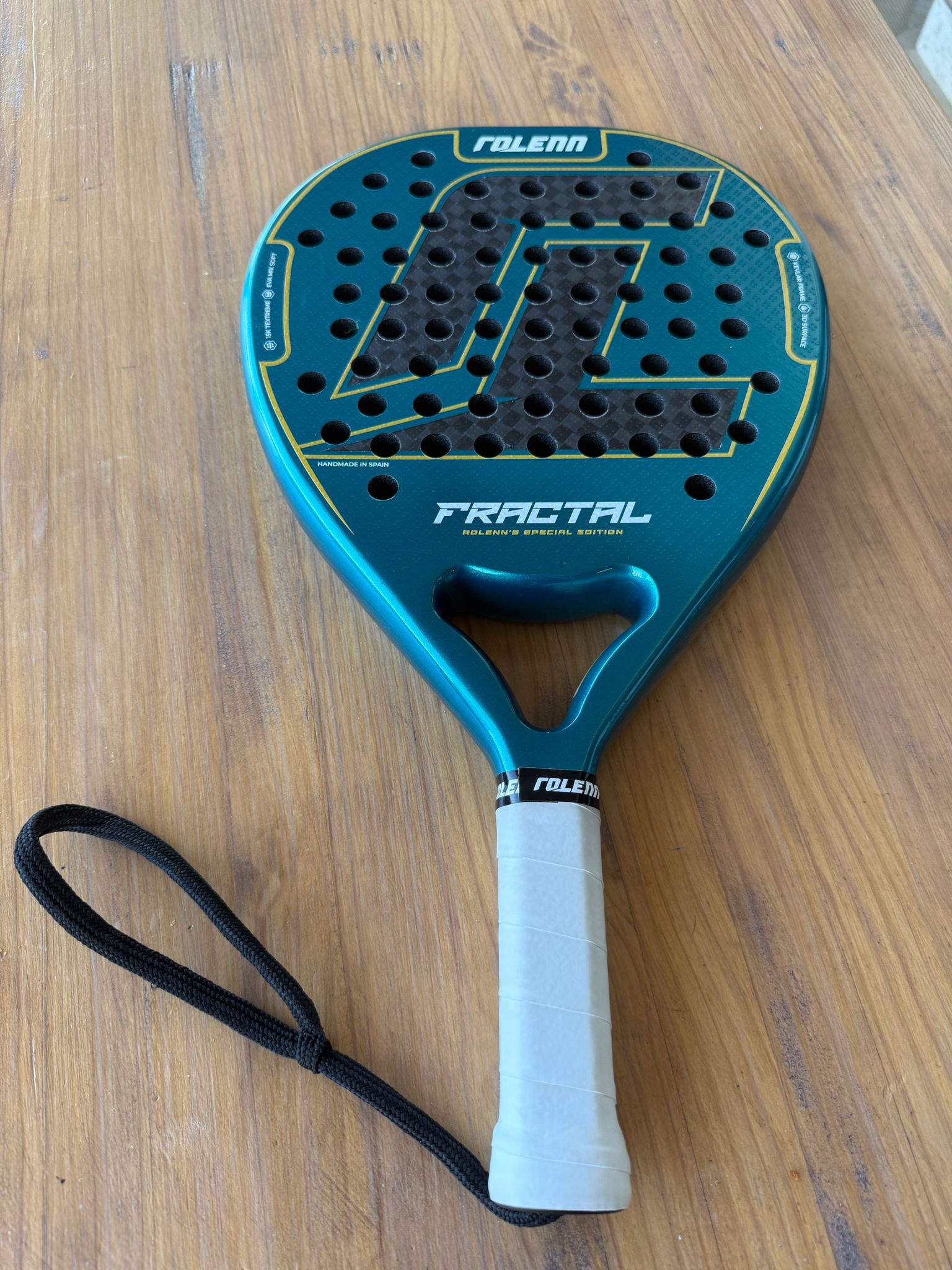 Rolenn Fractal Velocity Padel Racket | Handmade in Spain