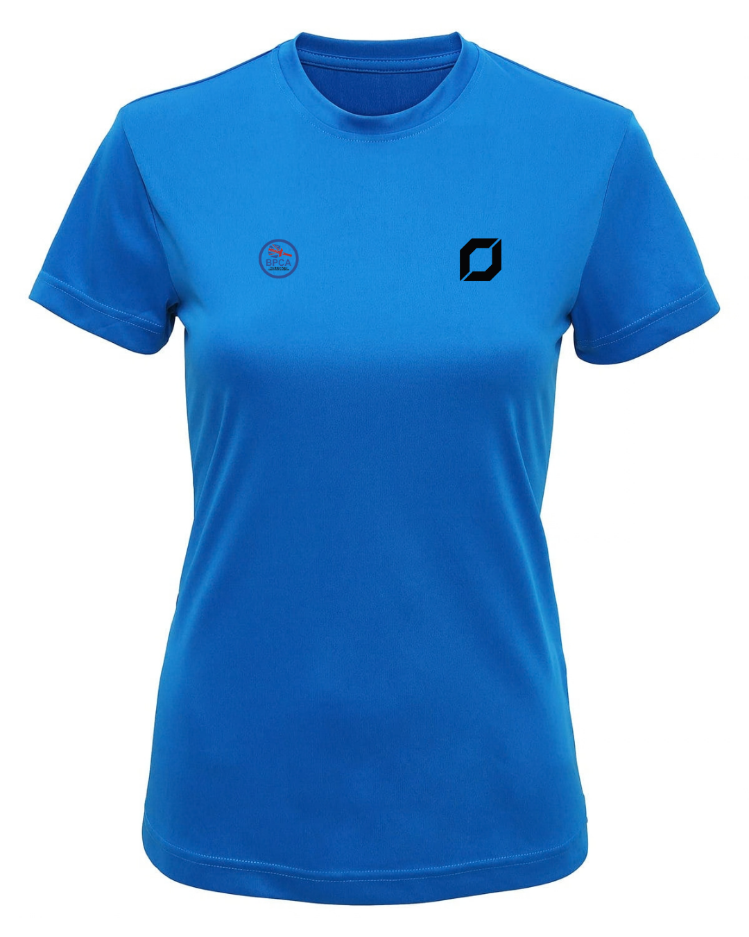 BPCA Women's Court Performance Tee by Obsidian Padel in Sapphire