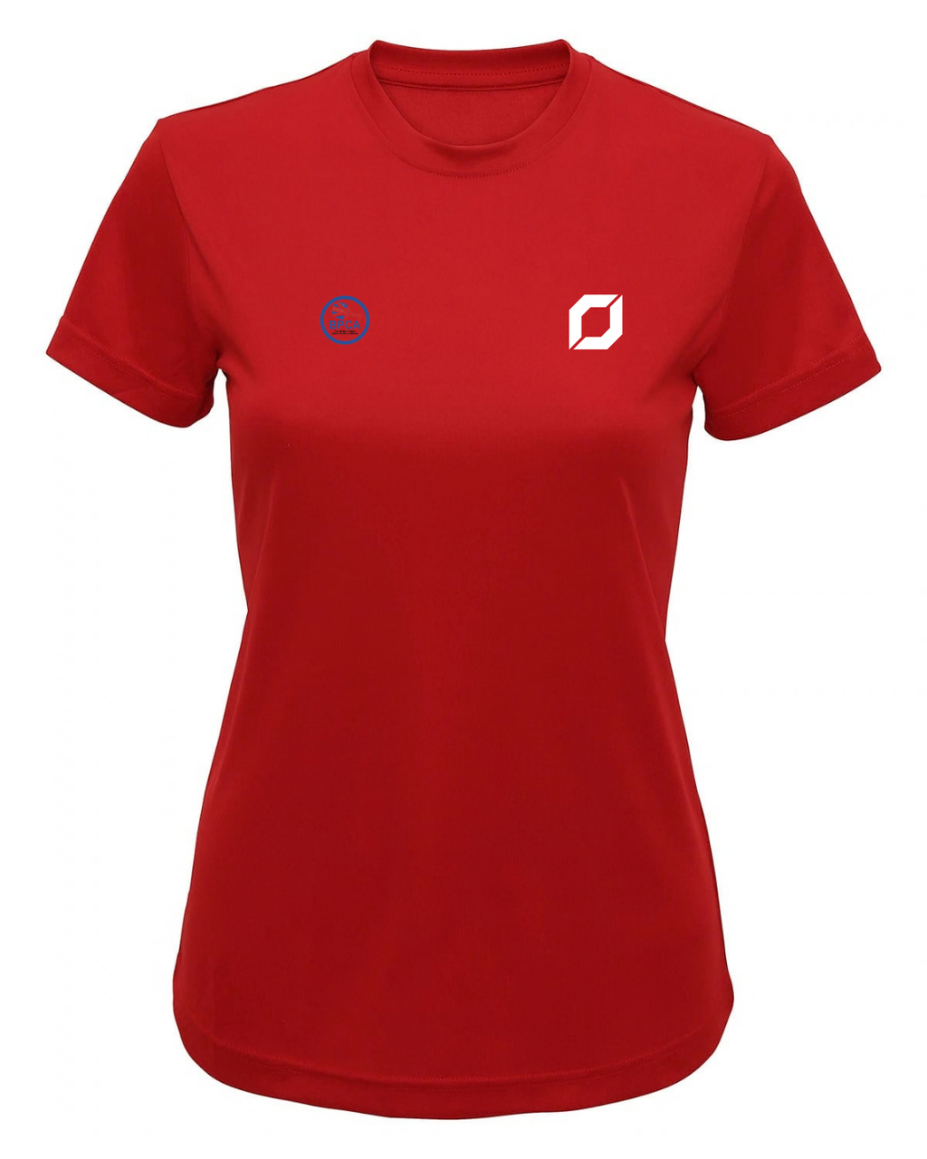 BPCA Women's Court Performance Tee by Obsidian Padel in Red