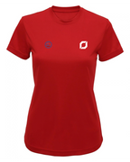 BPCA Women's Court Performance Tee by Obsidian Padel in Red