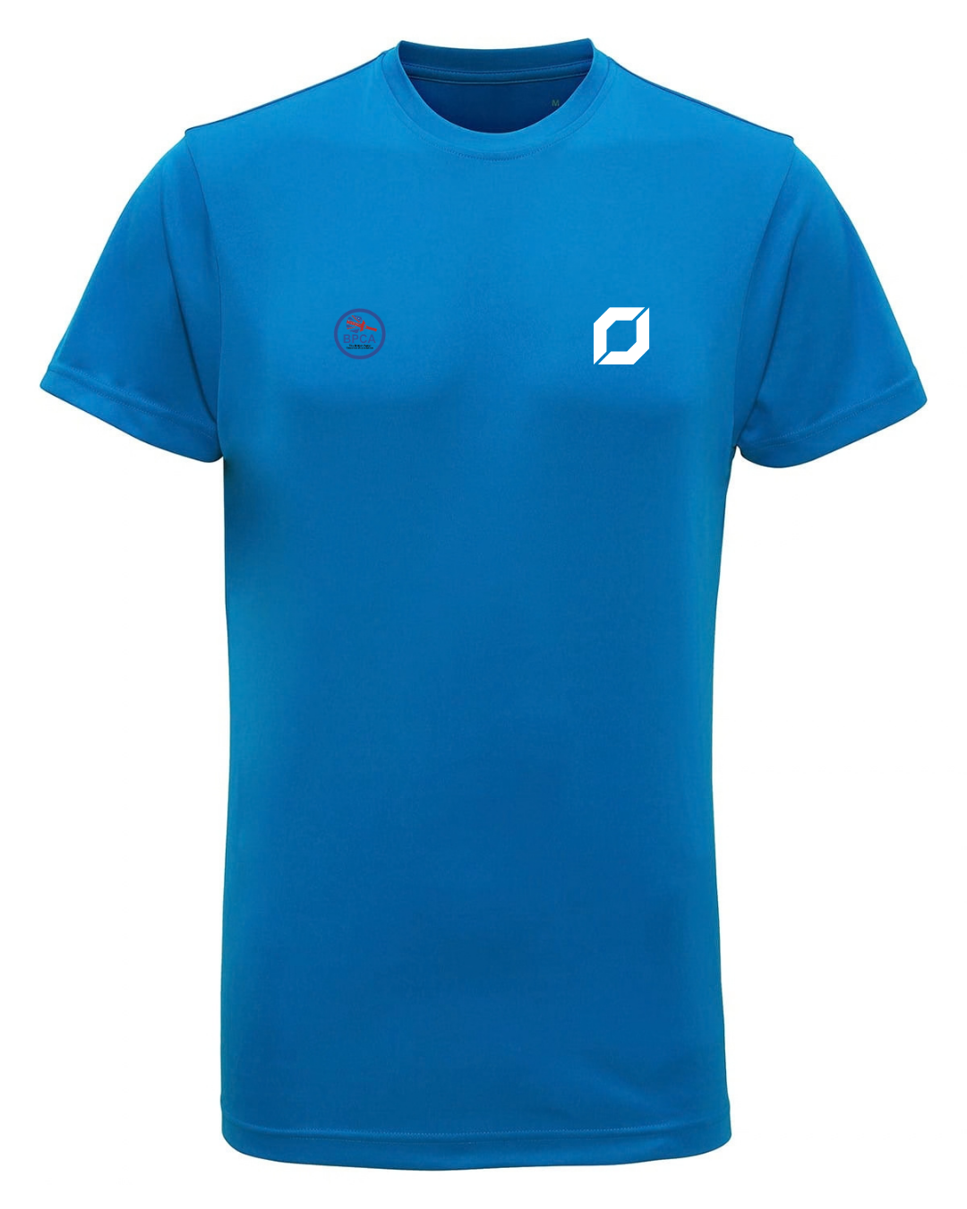 BPCA Court Performance Tee by Obsidian Padel in Sapphire