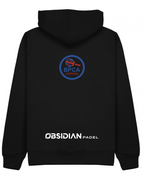 BPCA Club Zip Hoodie by Obsidian Padel in Black
