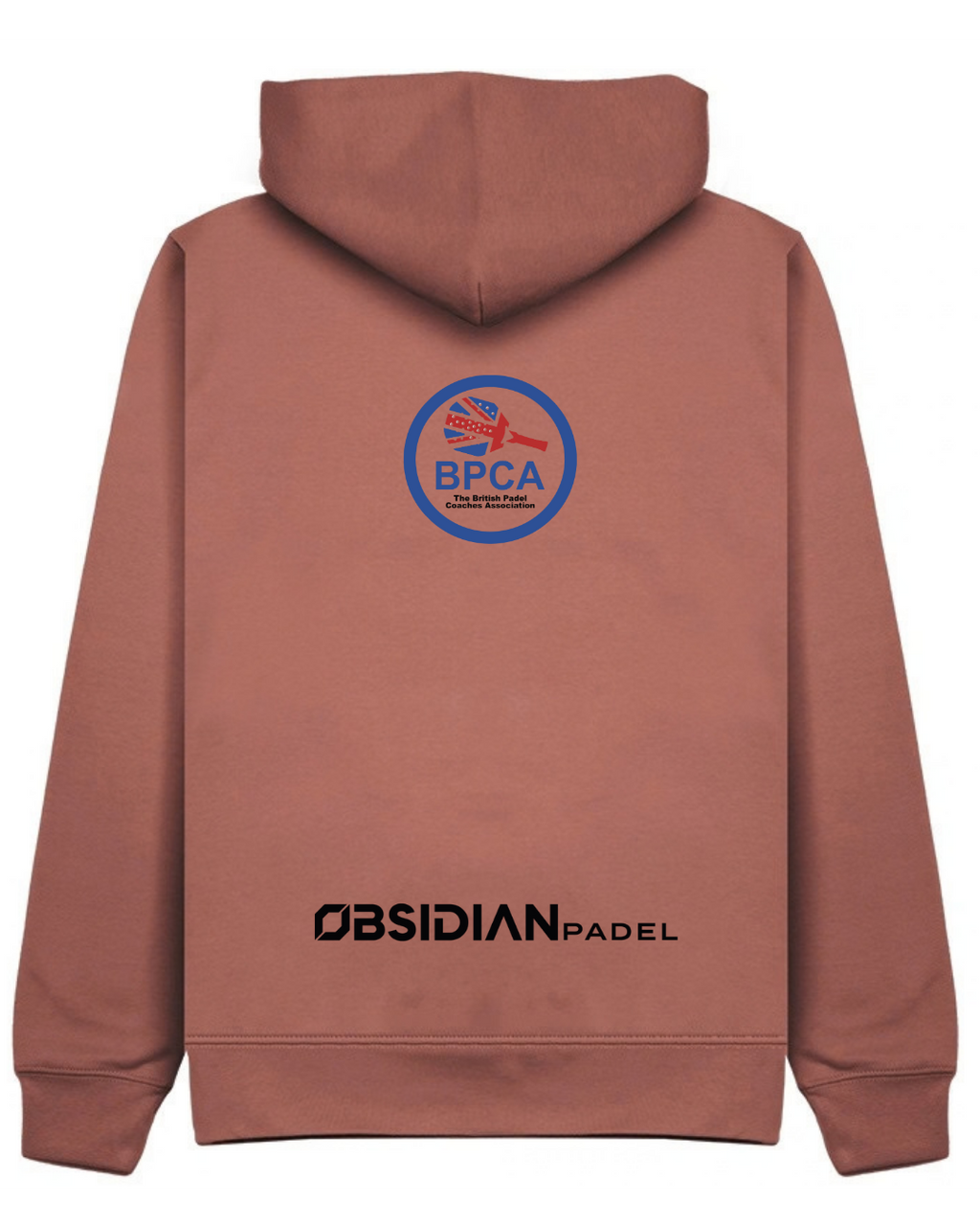 BPCA Club Hoodie by Obsidian Padel in Dusky Pink