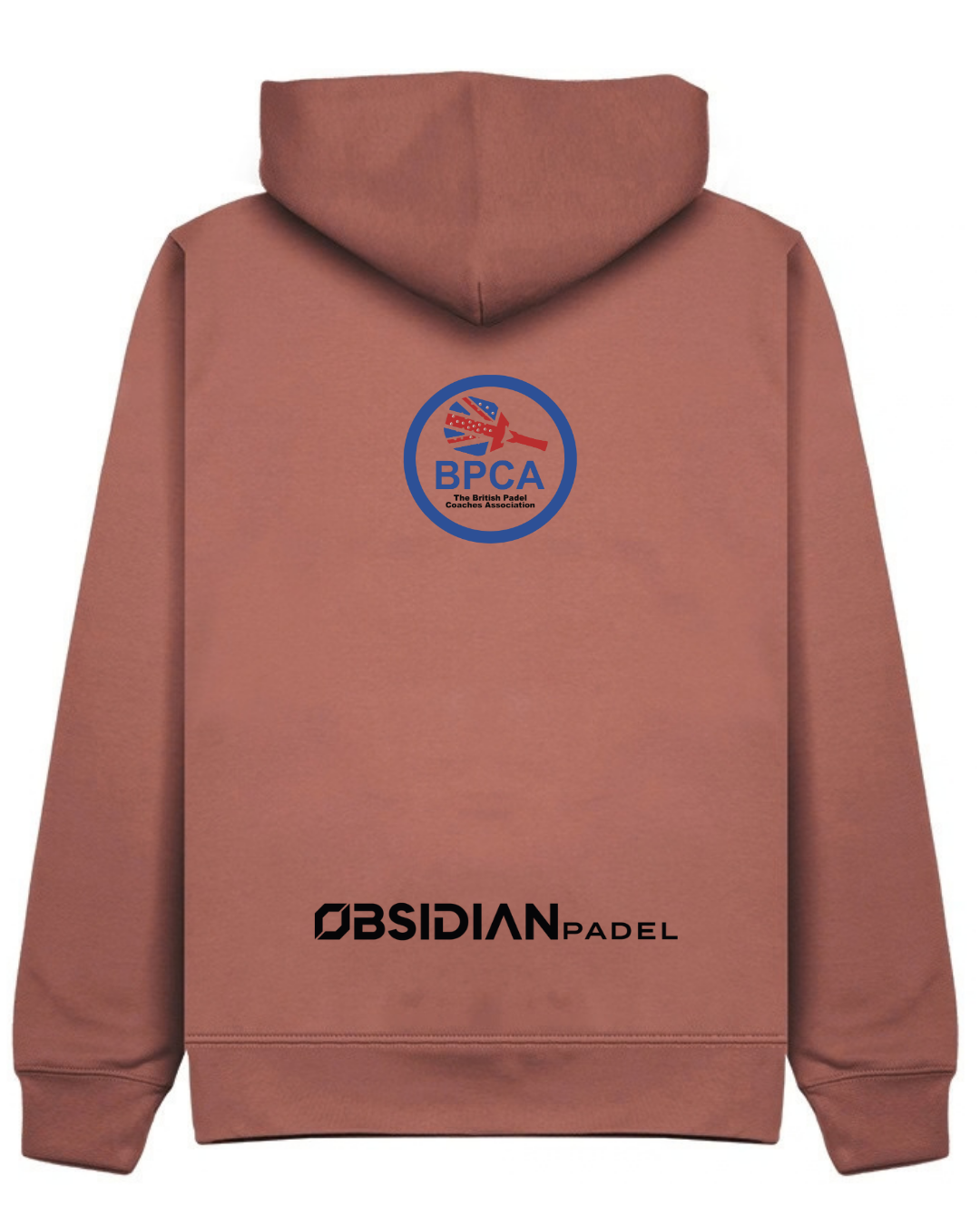 BPCA Club Hoodie by Obsidian Padel in Dusky Pink