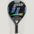 Rolenn Fractal Balance padel racket in metallic grey, front view