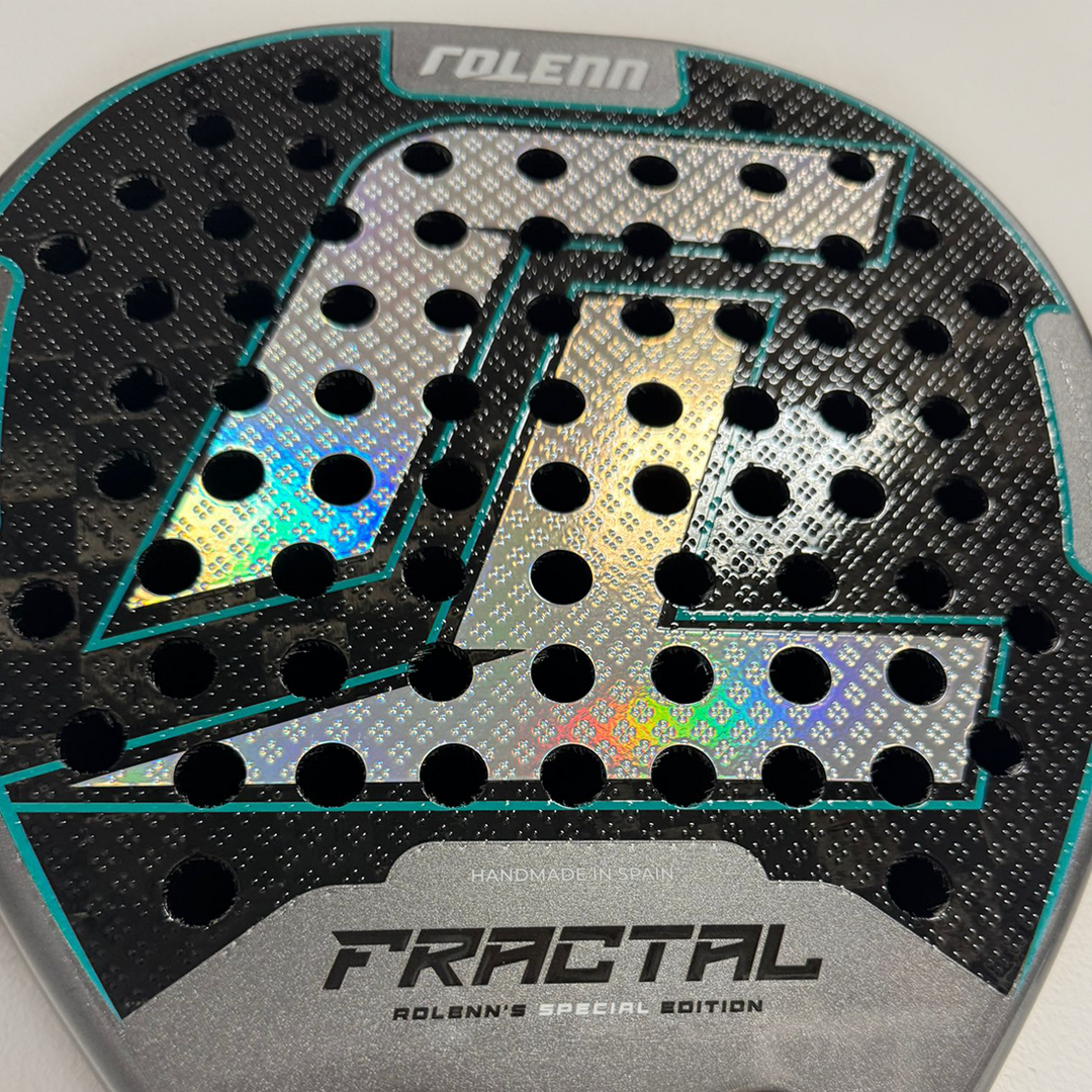 Rolenn Fractal Balance padel racket, left side profile
