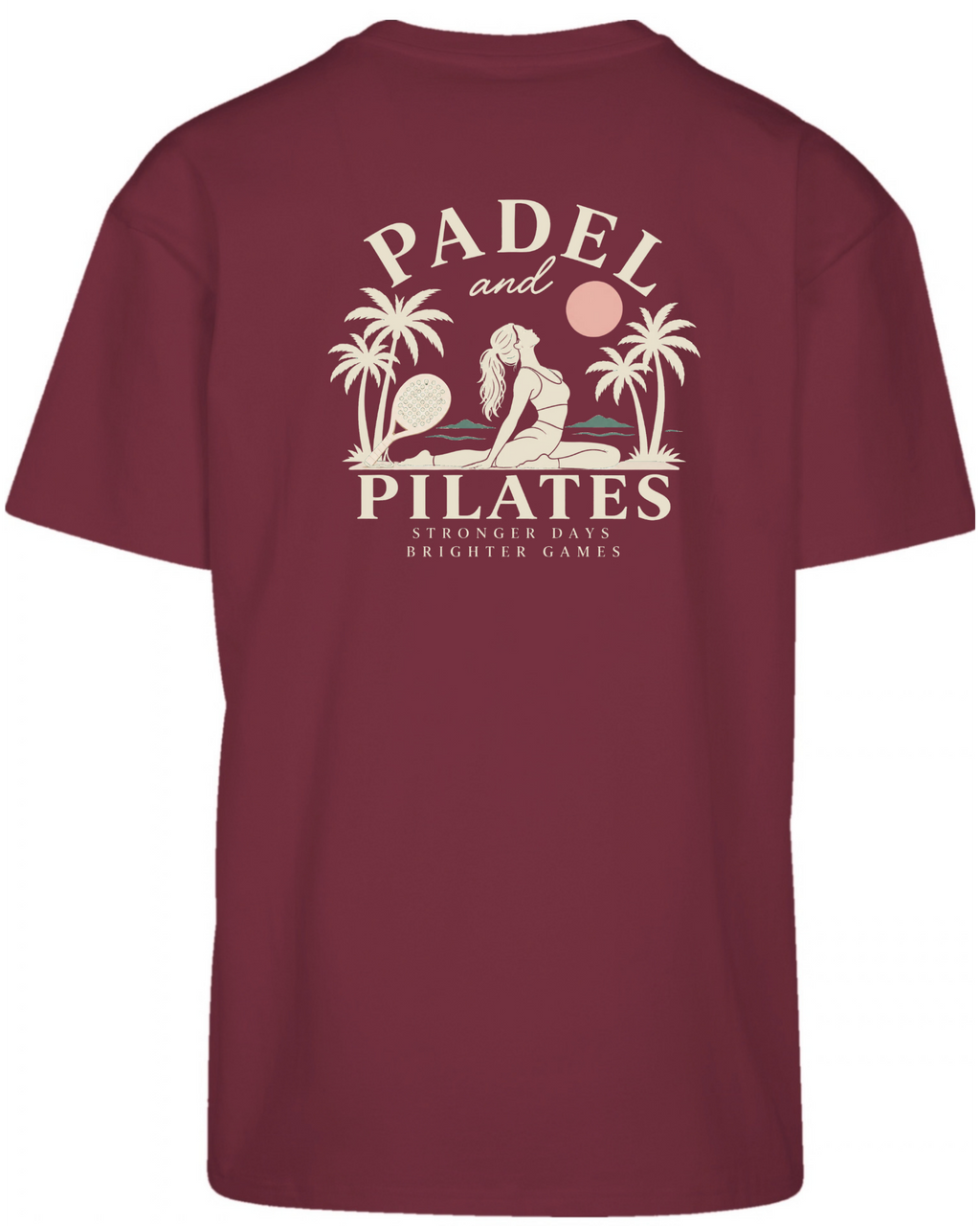 Padel & Pilates Oversized Tee