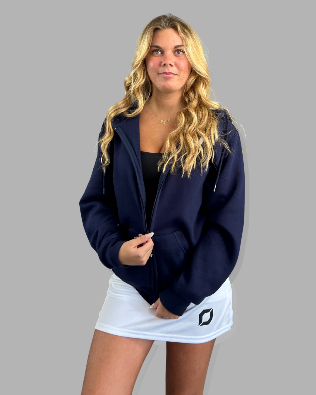 Obsidian Essential Zip Hoodie