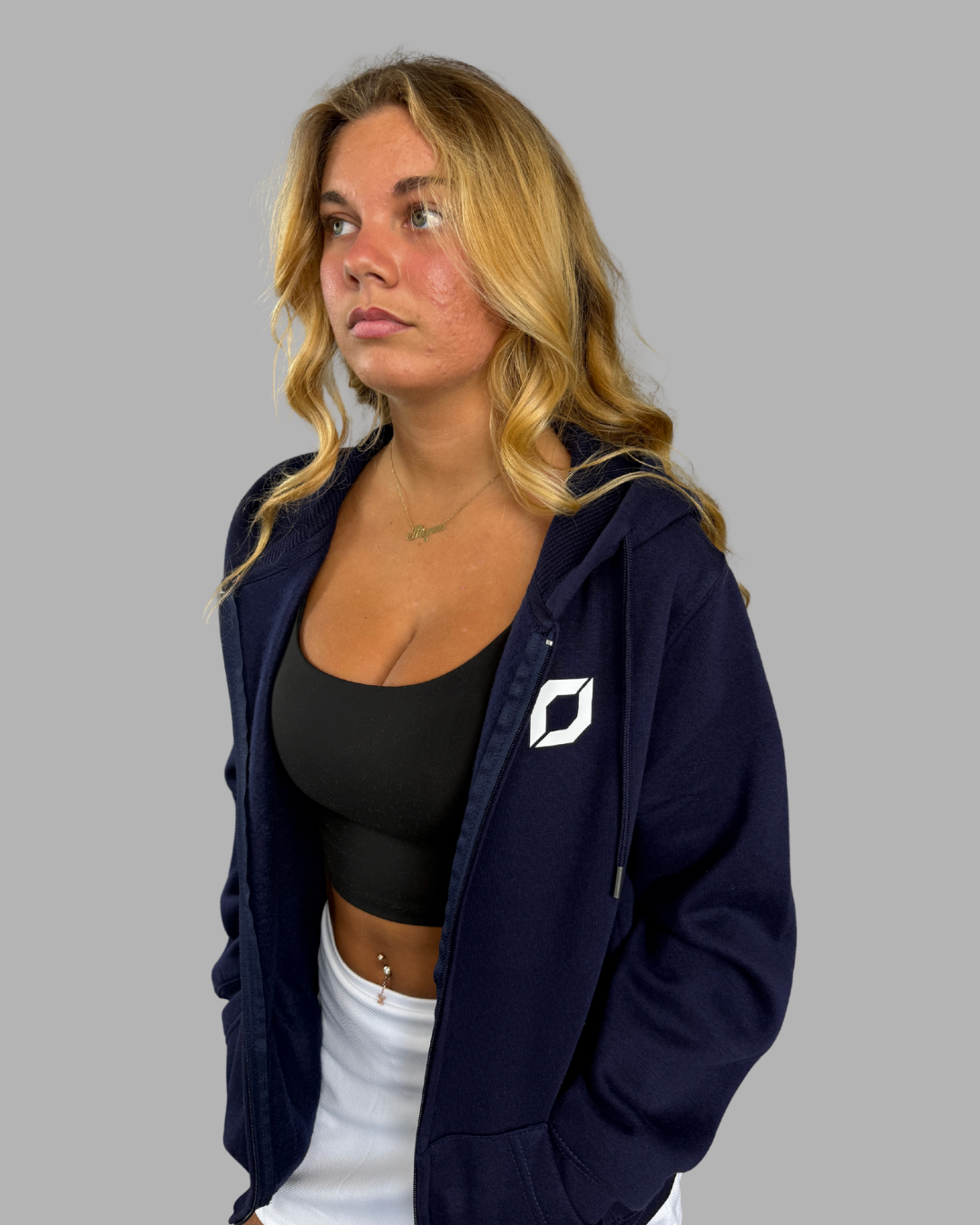 Obsidian Essential Zip Hoodie