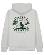 Padel & Pilates Hoodie in Grey, back