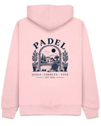 Villa Hoodie in Pink, back